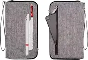 [Epzia] RFID Blocking Passport Holder & Travel Wallets - Premium Family Document Organizer - Passport Case Cover with Card Slots，Passport Bag - Travel Essentials for Women Men Airplane Travel Accessories