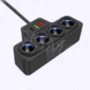 4 Way Car Cigarette Lighter Socket Splitter Dual USB PD Port Fast Charger Power (for: Daihatsu)