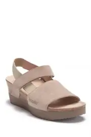 Birkenstock Papillio New LINDA Platform Wedge Comfort Sandal Womens 40 NIB Taupe