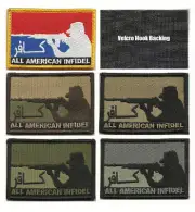 VELCRO® BRAND Fastener Morale HOOK All American INFDL Patches 3x2"