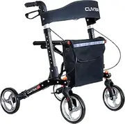 Australia Rollator|4 wheel Walkers with seat and brakes for Seniors, Rollator Walker with Seat, backrest, basket, large Wheels- Easy Folding Senior Walker Lightweight Mobility Walking Aid for Adult