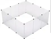 Portable Metal Small Dog Playpen Crate Fence Pet Puppy Play Pen Exercise Cage