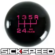 BLACK/PINK BYE FELICIA SHIFT KNOB FOR 6 SPEED SHORT THROW SHIFTER 16X1.5 K22