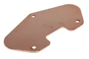 Telecaster guitar bridge pickup baseplate - Copper plated steel