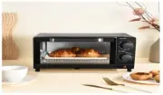 Mainstays 4 Slice Toaster Oven with Baking Rack, Pan, and 3 Cooking Settings