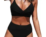 Women's split swimsuit retro bikini swimsuit bikini summer swimsuit