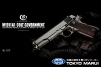 在飛比找Yahoo!奇摩拍賣優惠-[01] MARUI M1911 手槍 瓦斯槍 軍版( 日本