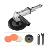 7" Pneumatic Polishing Machine Car Waxing Machine Air Sandpaper Grinding Machine