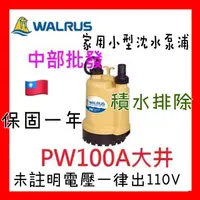 在飛比找蝦皮購物優惠-免運批發』大井 PW100 PW100A 100W 沉水泵浦