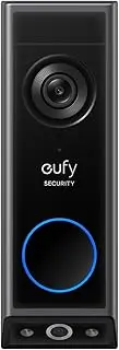 [Eufy] Security Video Doorbell E340 (Battery Powered), Dual Cameras with Delivery Guard, 2K Full HD and Color Night Vision, HomeBase S380 Compatible, No Monthly Fee