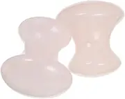 DECOMELODY 2Pcs Premium Scraping Plate for Facial Massage Crystal Massaging Tools for Skin Lifting and Nourishment Safe and Durable Design for Muscle Relief and Hydration