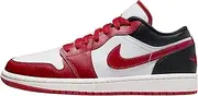 [Nike] Jordan 1 Low Women White/Gym Red-Black-Sail DC0774-160 7.5