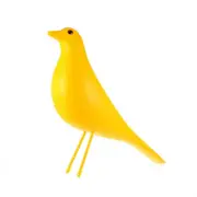 Resin Craft Bird Figurine Office Ornaments Home Decoration Accessories(Yellow)
