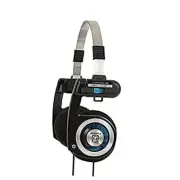 Koss Porta Pro On Ear Headphones with Case, Black Black/Silver On-Ear Headphone