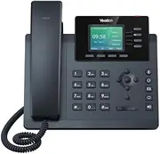 Yealink SIP-T34W IP Phone – Business Phone with 2.4 Inch Colour Display, WiFi Support, 3 SIP Accounts, HD Voice Quality, PoE Compatible, Ideal for Offices and Home Office