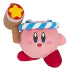 Star Kirby Hammer Kirby S size stuffed toy / Pink plush Nintendo New JP