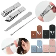 4pcs Manicure Pedicure Set Stainless Steel Manicure Kit Nail Clipper Travel Tool
