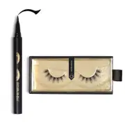 Mirenesse - Lash Bond - Easiest Fake Lashes Jet Black - Set 1. Lucy