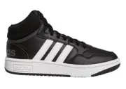 Big & Little Kid's Adidas Hoops Mid 3.0 K Core Black/Cloud White/Grey Six GW0402