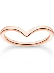 Thomas Sabo Ladies Ring TR2393-415-40-56 V-shape size 56