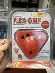 Flex-Grip Hand Pad Exerciser Model 40-M, Provides Medium (Red) Resistance NEW