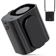 10000PRM Portable Waist Clip Fan, Up to 20Hrs Mini Personal Rechargeable, Bel...