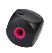 Kruuse Buster Cube Treat Dispenser Interactive Dog Toy Black Large