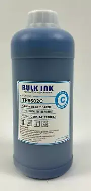 Cyan Digital Textile Pigment Ink for Inkjet Printers 4720 TP5602C 1KG