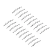 12mm Curved Spring Bar Pins 1.5mm Dia Stainless Steel Watch Band Link Pin 20pcs