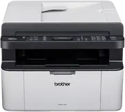 Brother MFC-1810 Mono Laser Multi-Function Centre, USB 2.0, Compact, A4 Printer, Small Office/Home Printer, Light Grey/Cream