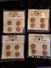 16 Vintage carded buttons lot Shell? Light Brown or Tan 11/16"