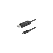 StarTech CDP2DP1MBD 3.3' DisplayPort Audio/Video Cable Black