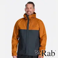 在飛比找蝦皮商城優惠-【RAB 英國】Downpour男單件式防水外套『橙橘/鯨魚