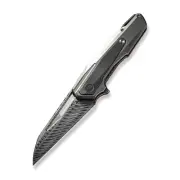 WE Knives Falcaria 23012B-DS1 Frame Lock Titanium Fafnir Damasteel Pocket Knife