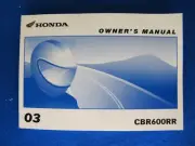Honda 2003 CBR600RR New Old Stock Original Factory Owners Manual F297