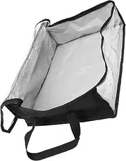 [ANDRESLAD] Large Clear Hat Storage Bag Foldable Organizer with Zipper for Baseball Caps for Home and Dorm Effortless Access with Clear Visibility