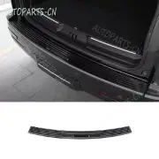 Black Steel Outer Rear Bumper Protector Plate 1PCS For Lincoln Navigator 2018-21