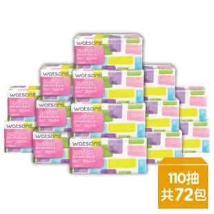 Watsons 屈臣氏 屈臣氏抽取式衛生紙110抽x24包x3串-箱購