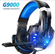 Gaming Headset LED Light Earphone with Mic for PS4 PS5 Switch XBOX Pc