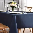 Jacquard Table Cloth Swirl Pattern Spillproof Wrinkle Resistant Heavy Weight ...