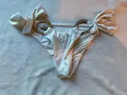 Beach Bunny Pink Skimpy Side Tie Bottom - XS Bottom
