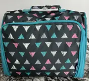 J World New York Kids Insulated Lunch Bag - Design Sprinkles Triangles Black NEW