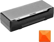 SHARPAL 162N Double-Sided Diamond Sharpening Stone Whetstone Knife Sharpener |Coarse 325 / Extra Fine 1200 Grit | Storage Case with Nonslip Base & Angle Guide (8 in. x 3 in.)