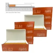 2000 x Dark Horse Super Slim Filter Tubes Extra Long Cork Tobacco Cigarette