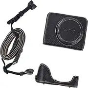 Rieibi Vintage Leather Camera Case for Canon PowerShot G7X, G7X Mark III DSLR Camera, Protective Case with Strap