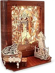 FUNPOLA Beauty and The Beast 3D Puzzle Nightlight LED 3D Puzzle Gifts 3D Wood Puzzles Storybook Nightlight Home Décor for Kids and Adults
