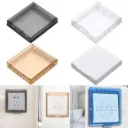 Self-Adhesive Switch Protective Cover Plastic Protection Socket Wall