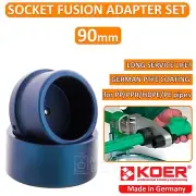 Socket Fusion Welding Adapter Set for Plastic Pipe PP/PPR/PE/HDPE Metric 90mm