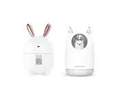 Creative Cute Pet USB Mini Humidifier Home Bedroom Silent Small Desktop Air Spray-White