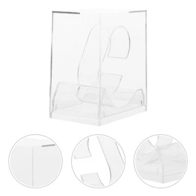 6 Pcs Watch Packaging Display Boxes Child Man Watches Case Clear